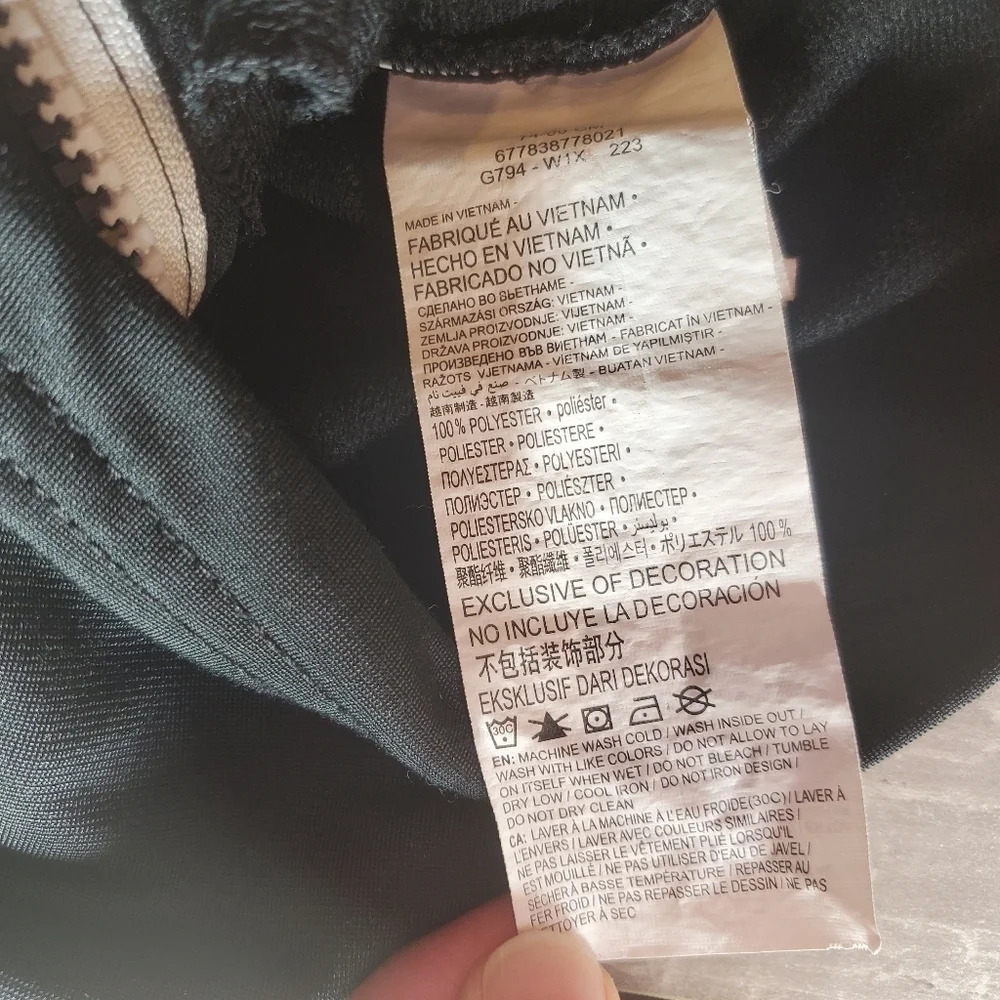 Nike Baby Track Jacket White & Black Size 12m